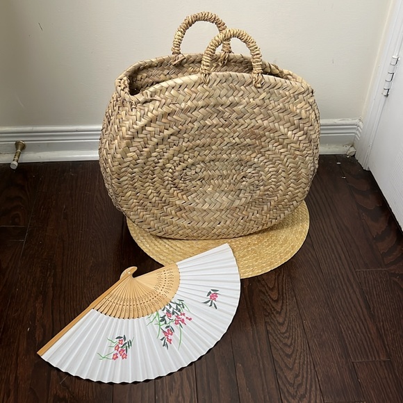 Vintage Cottagecore Bali Straw Bag - Picture 9 of 13